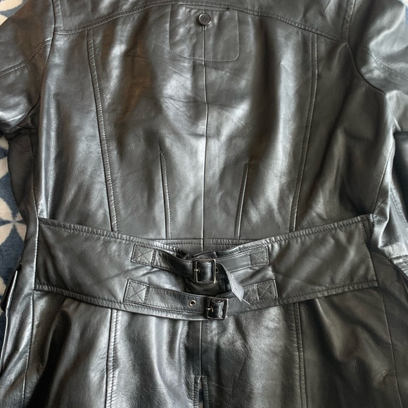 Danier Black Leather Jacket - Picture 4 of 9